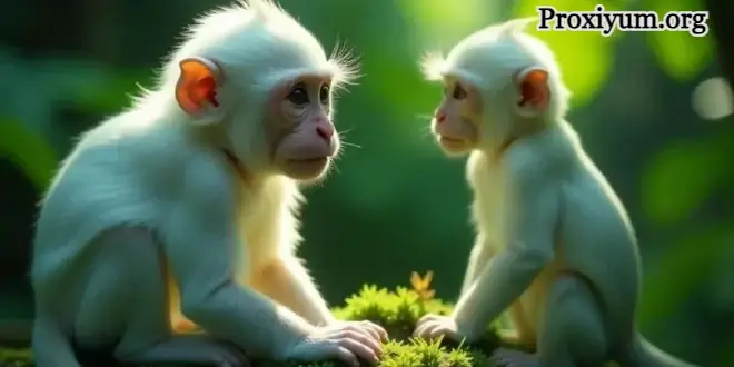 Albino Monkeys