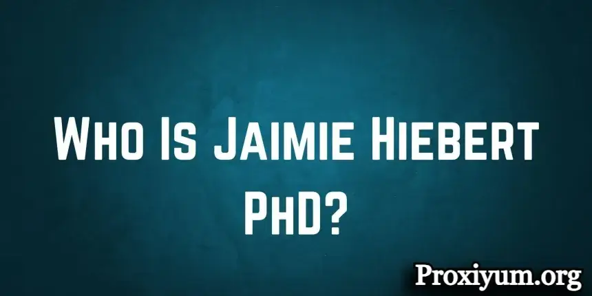 Jaimie Hiebert, PhD: A Journey of Research, Education, and Advocacy