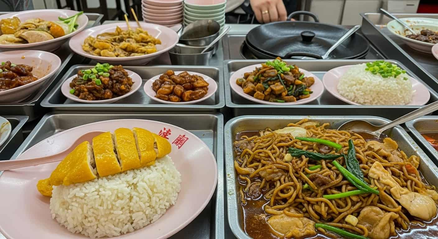 Chinatown Hawker Leftovers Consumption