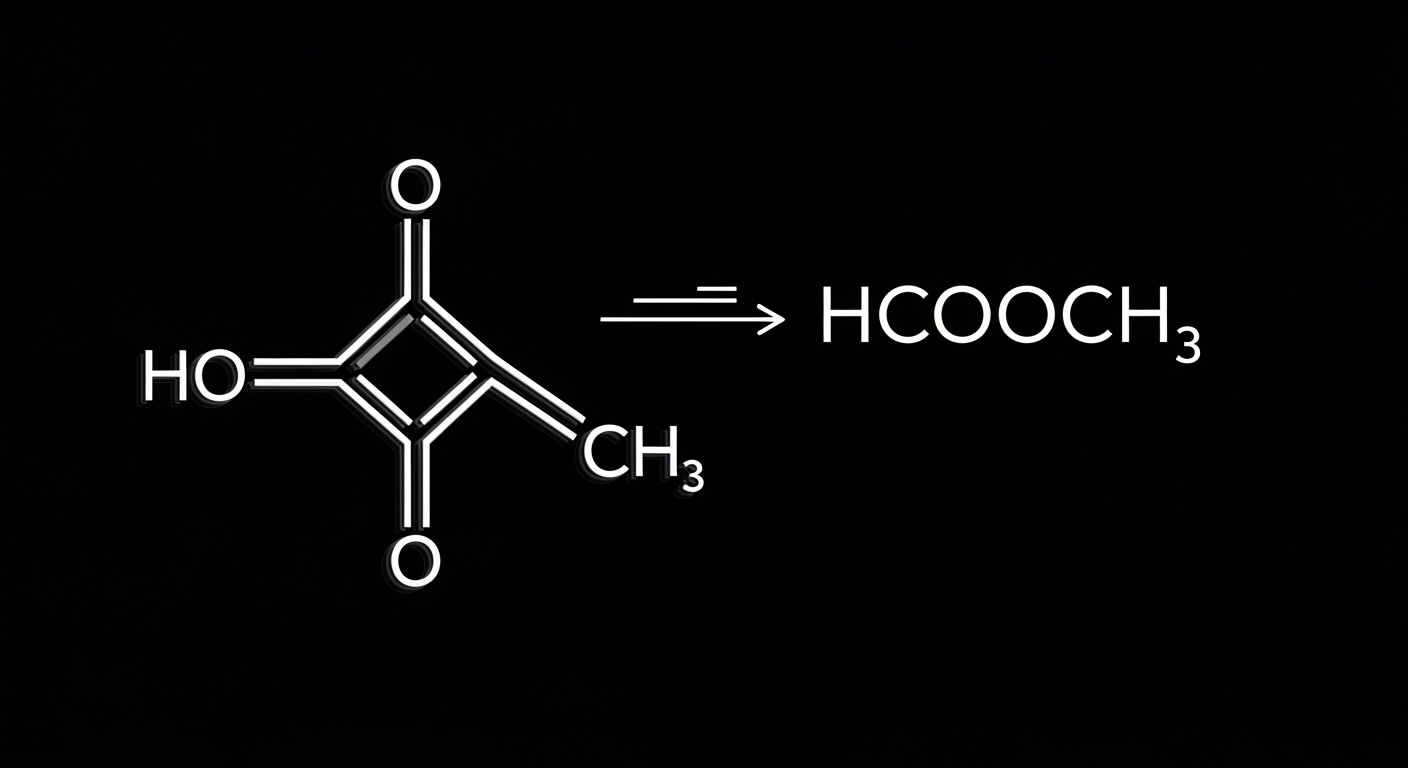 HCOOCH3 + H2O