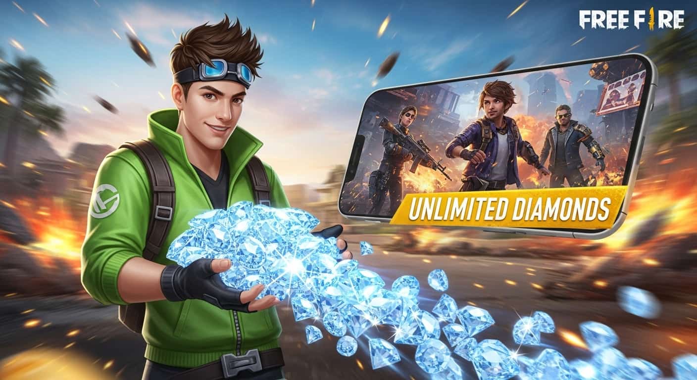 Free Fire Unlimited Diamonds Cookole